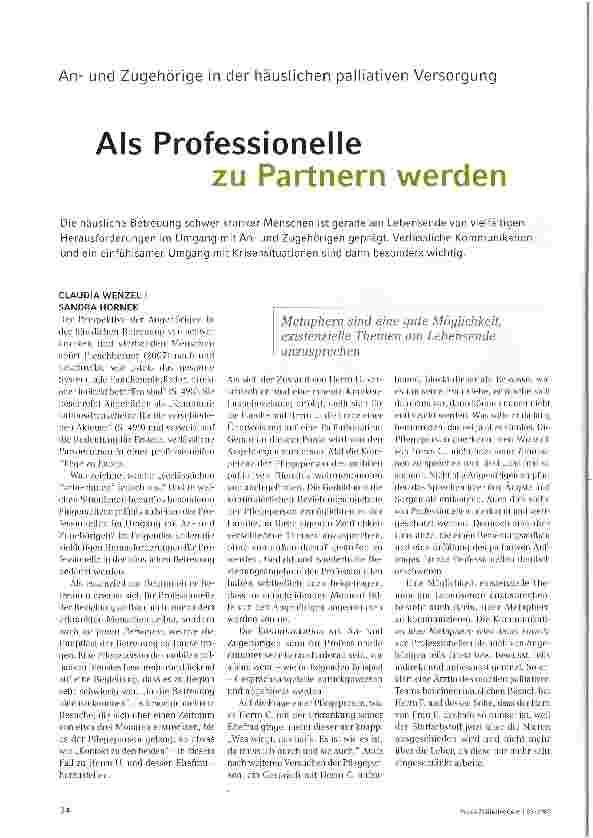 Vorschauseite 1: Als Professionelle zu Partnern werden
