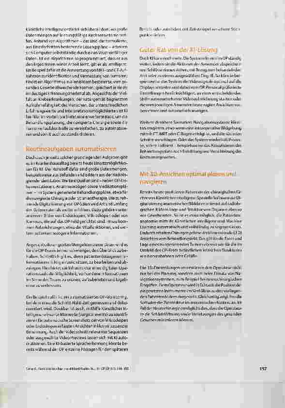 Vorschauseite 2: Künstliche Intelligenz und Mixed Reality: Wertvolle Unterstützung im OP