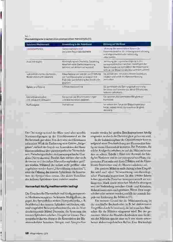 Vorschauseite 3: Postoperativer Harnverhalt Ursachen, Prävention, Therapie