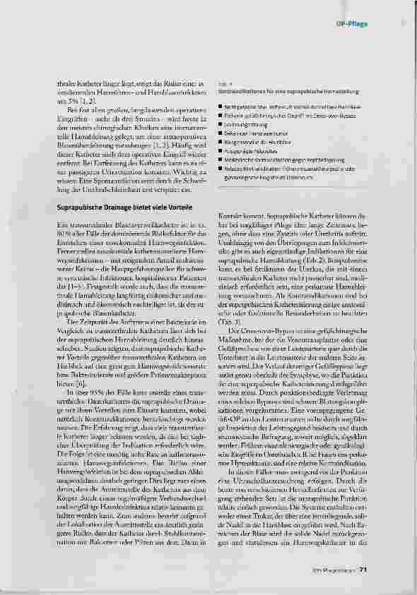 Vorschauseite 6: Postoperativer Harnverhalt Ursachen, Prävention, Therapie