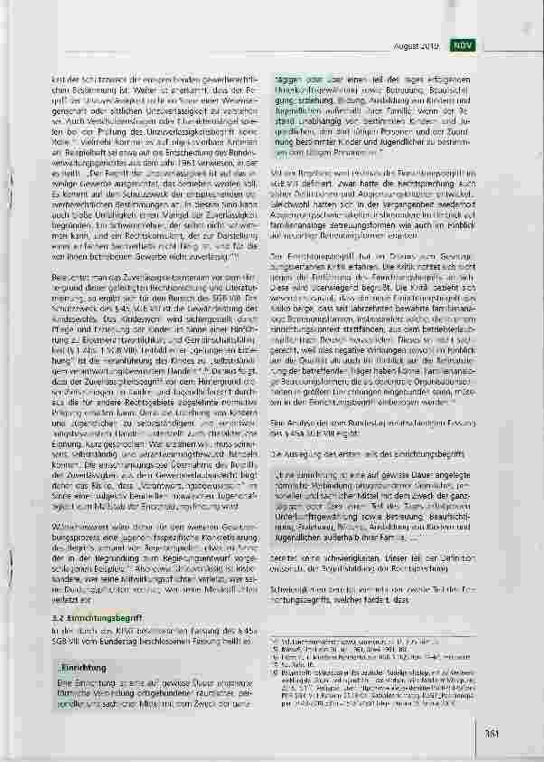 Vorschauseite 3: Aktuelle Rechtsentwicklungen im Bereich des Betriebserlaubnisrechts des SGB VIII