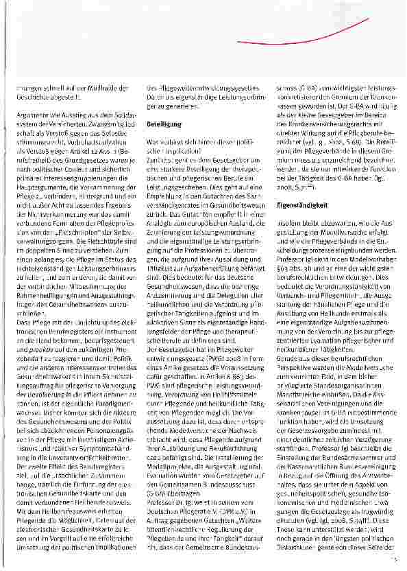 Vorschauseite 2: Die Pflegekammer wird möglich
