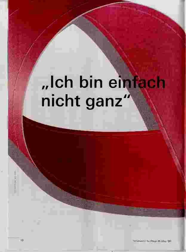 Vorschauseite 1: Ich bin einfach nicht ganz