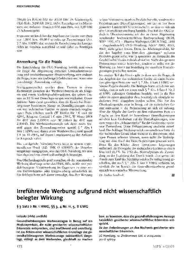 Vorschauseite 3: Scheinentgelt für Zugaben