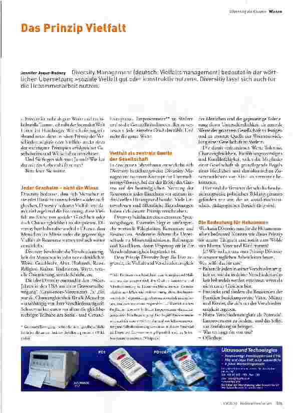 Vorschauseite 1: Das Prinzip Vielfalt