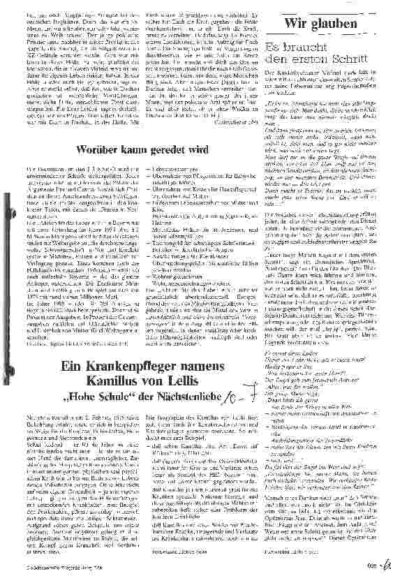 Vorschauseite 1: Ein Krankenpfleger namens Kamillus von Lellis Hohe Schule der Nächstenliebe