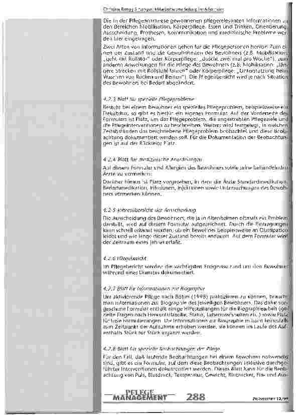 Vorschauseite 5: Bewohnerdokumentation