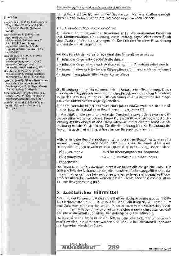 Vorschauseite 6: Bewohnerdokumentation