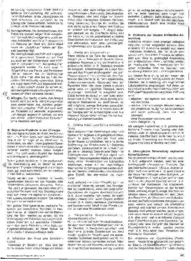 Vorschauseite 2: Möglichkeiten und Grenzen des Einsatzes von PVP-Jod-Präparaten