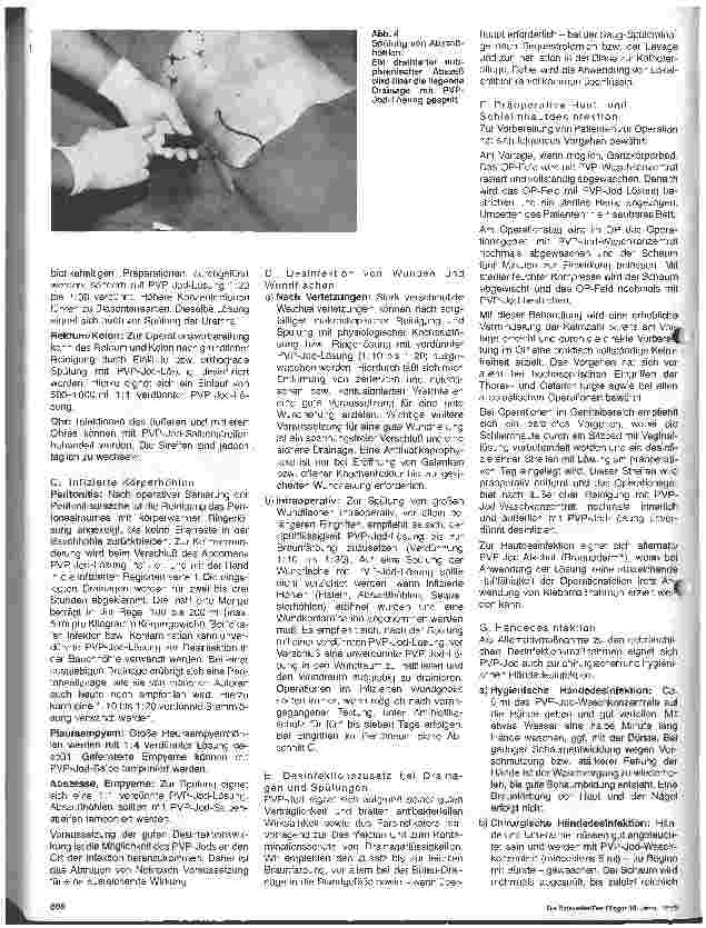 Vorschauseite 5: Möglichkeiten und Grenzen des Einsatzes von PVP-Jod-Präparaten