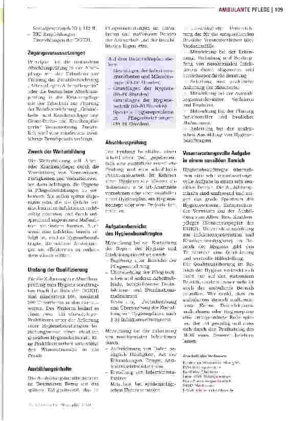 Vorschauseite 2: Fachmann für einen sensiblen Bereich
