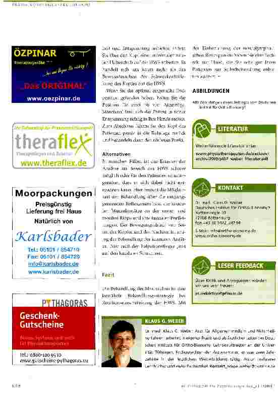 Vorschauseite 4: Rotationseinschränkungen der HWS durch Mm. scaleni
