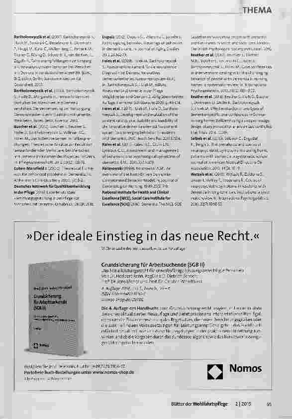Vorschauseite 5: Verstehende Diagnostik als Hilfe im Umgang mit Verhaltensveränderungen von Menschen mit Demenz