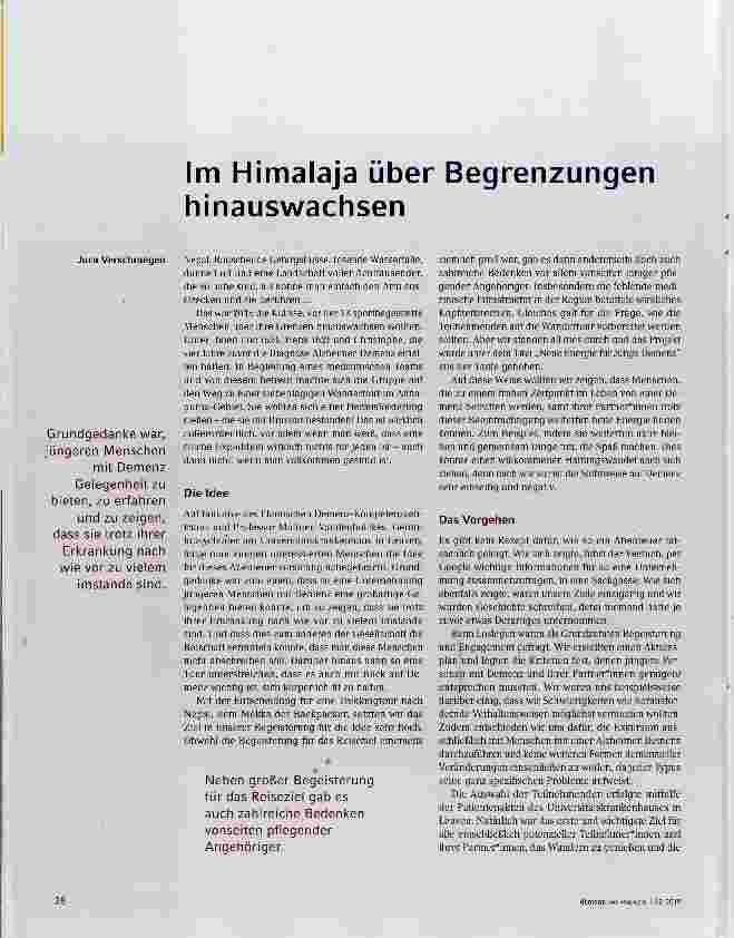 Vorschauseite 1: Im Himalaja über Begrenzungen hinauswachsen