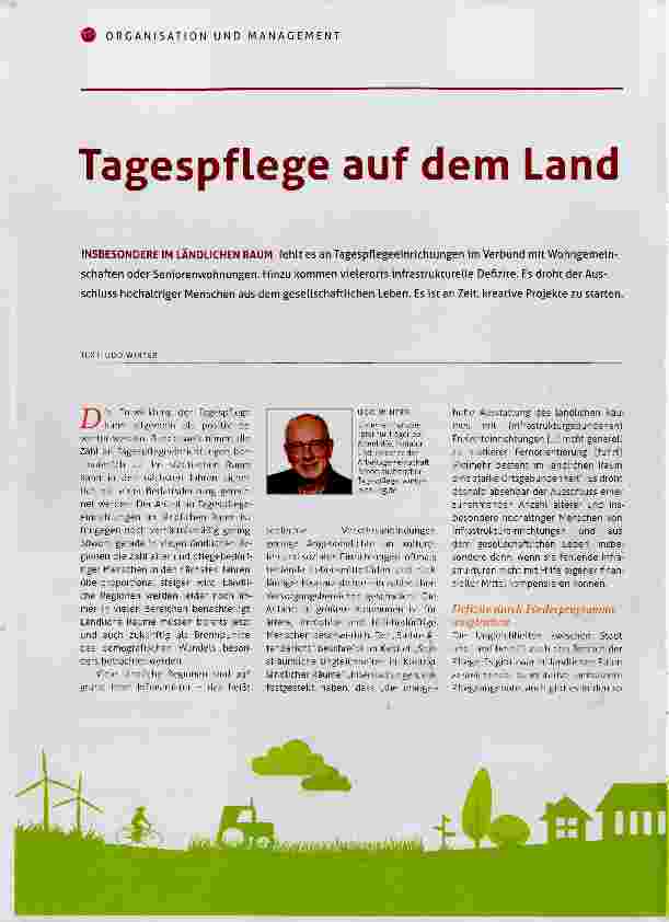 Vorschauseite 1: Tagespflege auf dem Land