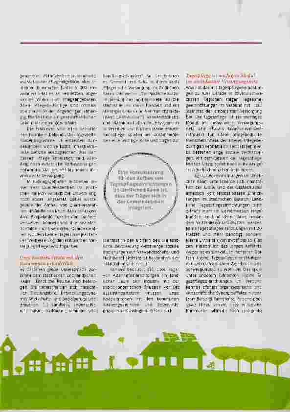 Vorschauseite 2: Tagespflege auf dem Land