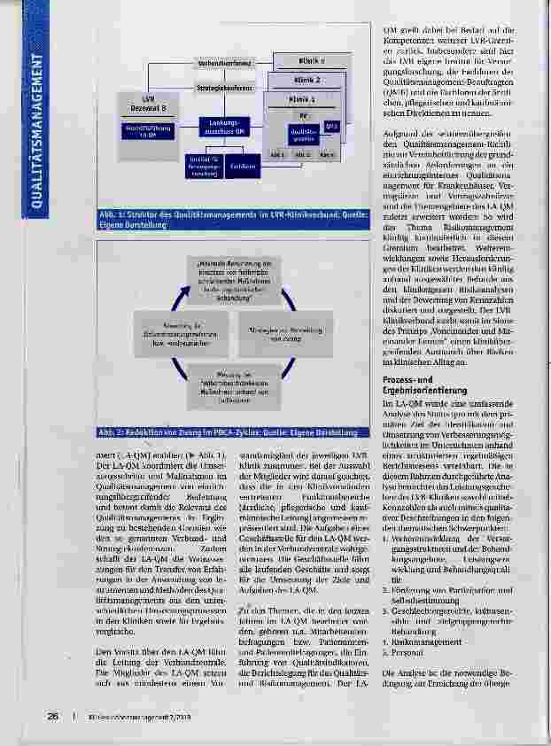 Vorschauseite 2: Neustrukturierung des Qualitäts und Risikomanagements