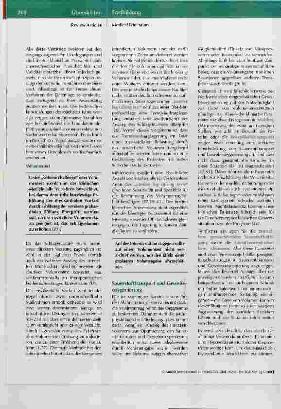 Vorschauseite 6: Perioperative Überwachung des Volumenstatus