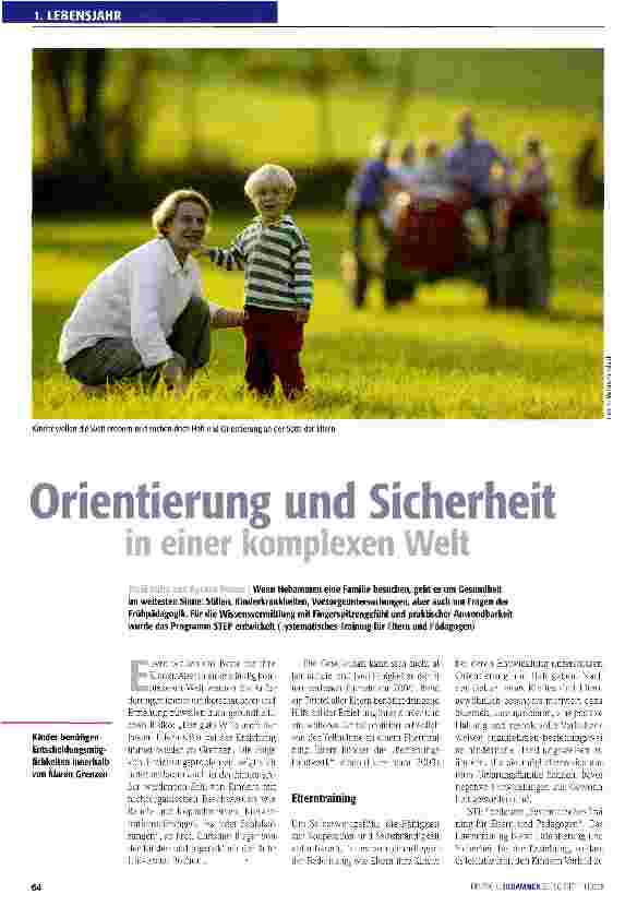 Vorschauseite 1: Orientierung und Sicherheit in einer komplexen Welt