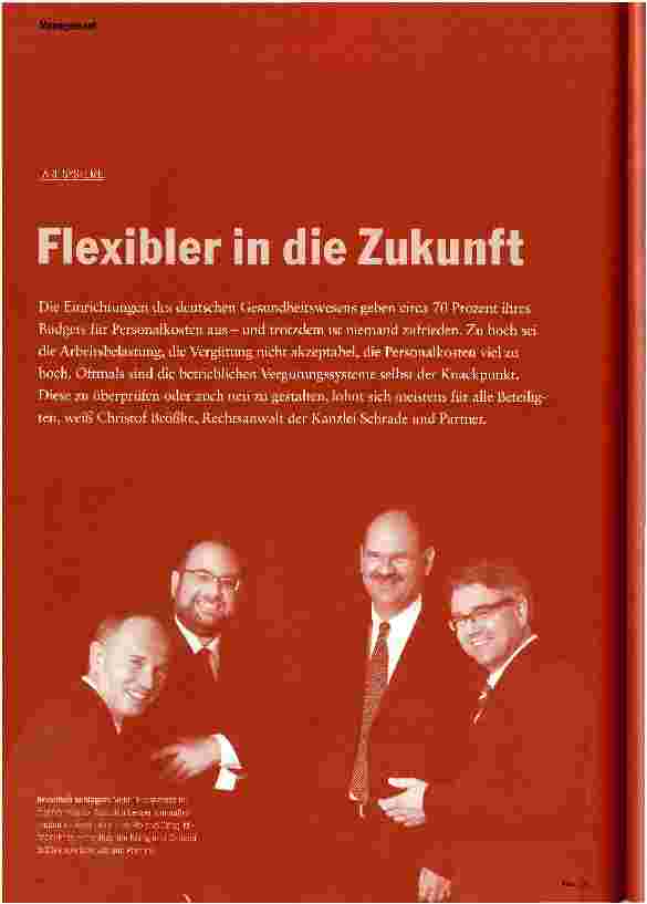 Vorschauseite 1: Flexibler in die Zukunft