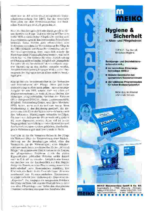 Vorschauseite 2: Aufbruchstimmung wäre schon schön