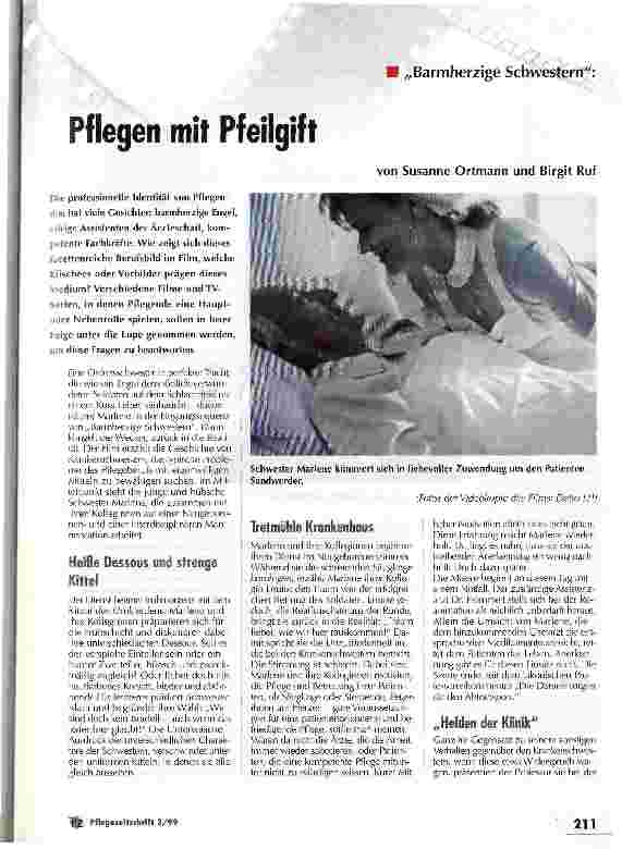 Vorschauseite 1: Barmherzige Schwestern: Pflegen mit Pfeilgift