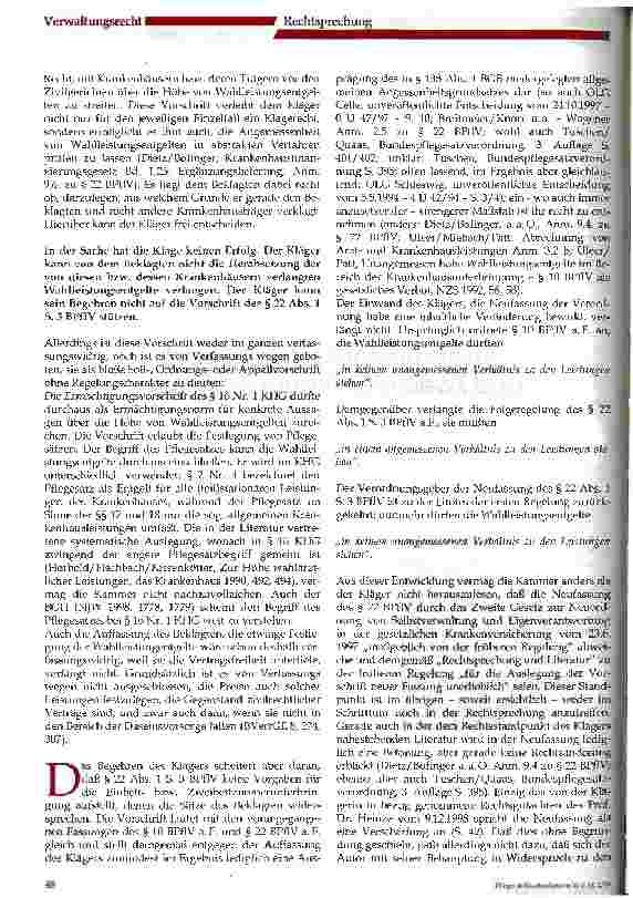 Vorschauseite 2: Angemessenheit von Einzelund Zweibettzimmerzuschlägen
