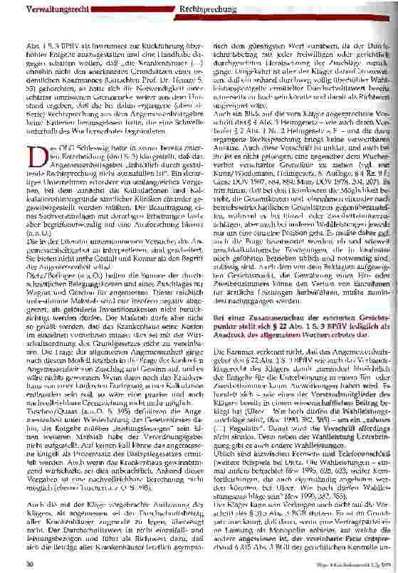 Vorschauseite 4: Angemessenheit von Einzelund Zweibettzimmerzuschlägen