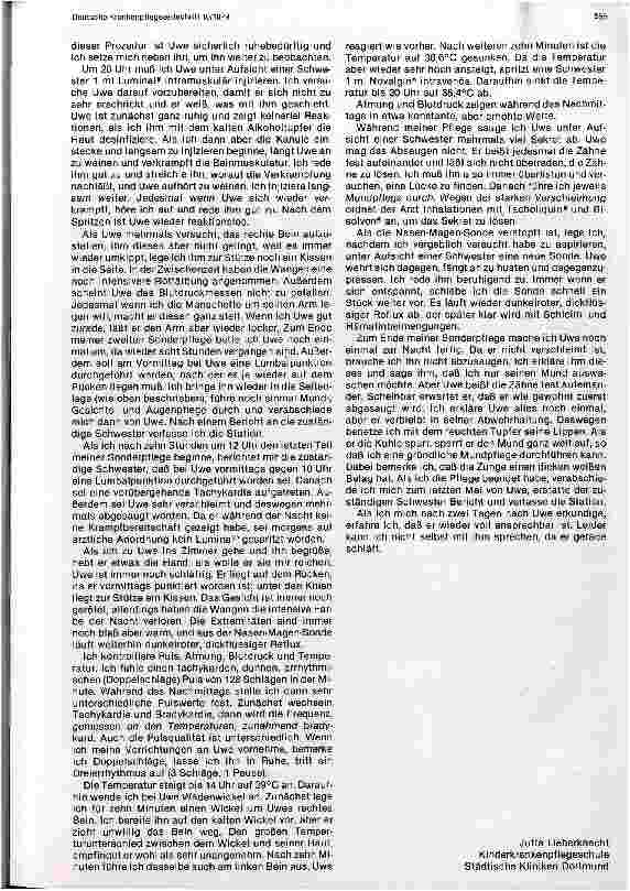 Vorschauseite 4: Pflege eines Kindes mit bakterieller Meningitis