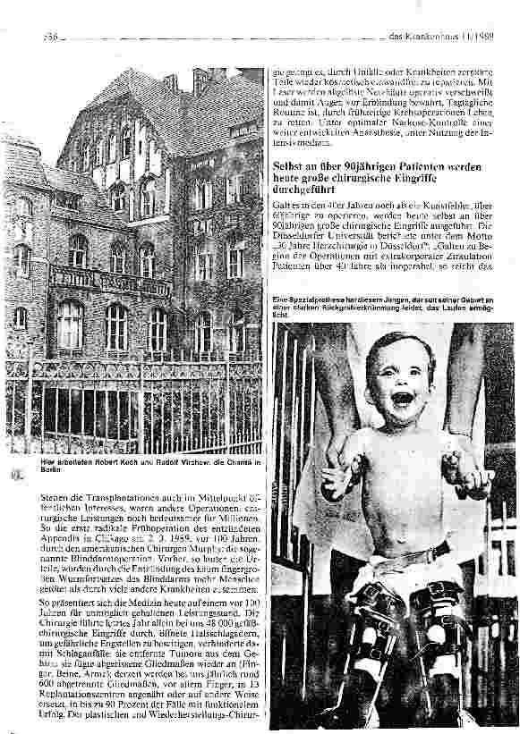 Vorschauseite 3: 100 Jahre Entwicklung in der Medizin (II)