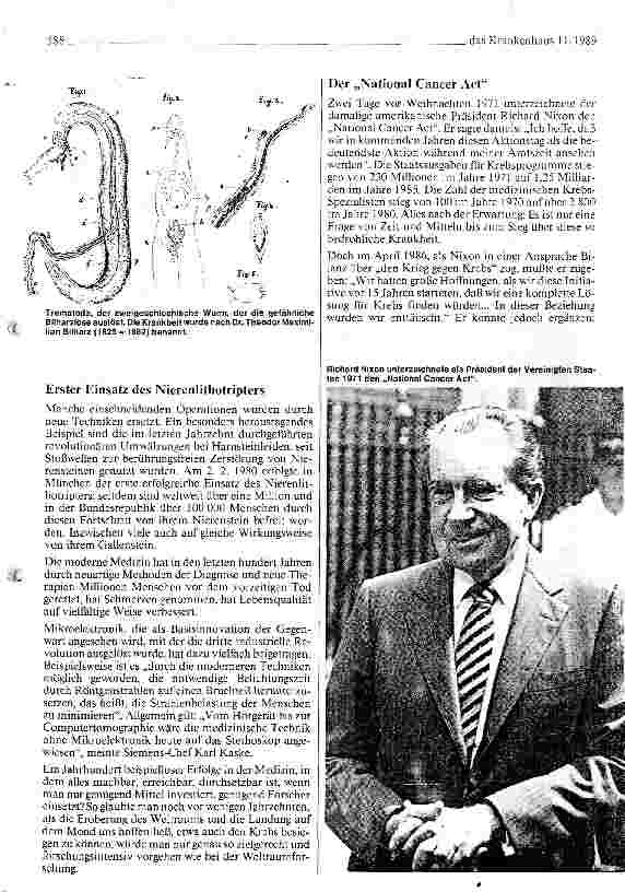 Vorschauseite 5: 100 Jahre Entwicklung in der Medizin (II)