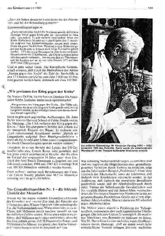 Vorschauseite 6: 100 Jahre Entwicklung in der Medizin (II)