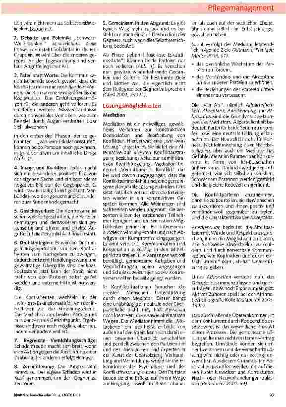Vorschauseite 3: Konfliktmanagement im Pflegeteam