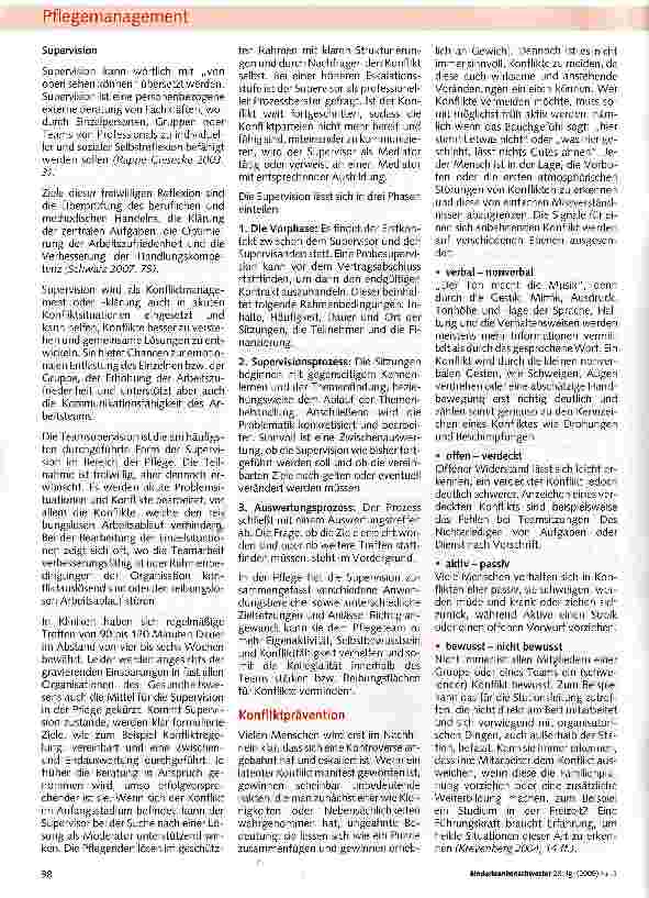 Vorschauseite 4: Konfliktmanagement im Pflegeteam