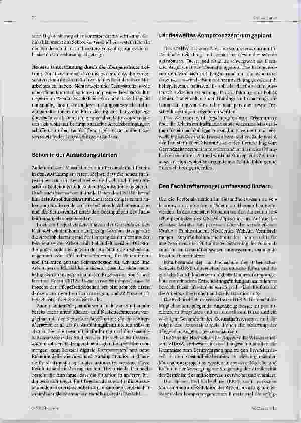Vorschauseite 3: Gemeinsam gegen den Fachkräftemangel