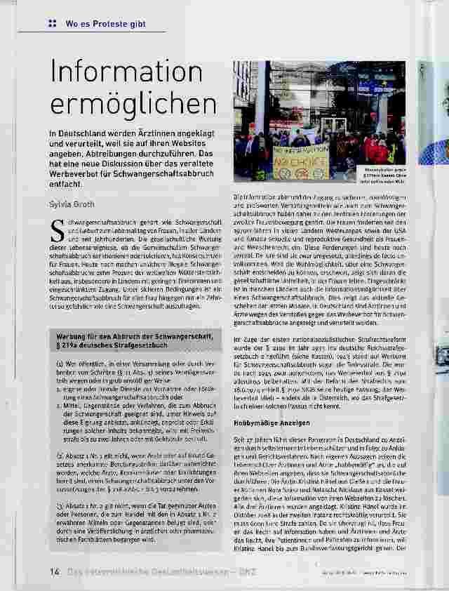 Vorschauseite 1: Information ermöglichen