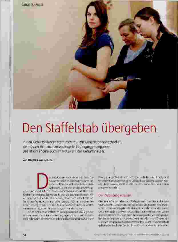 Vorschauseite 1: Den Staffelstab übergeben
