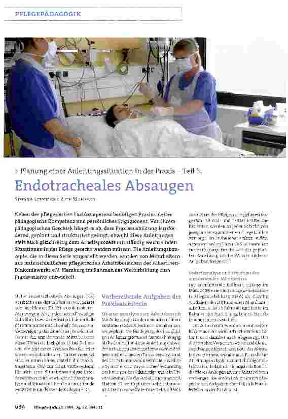 Vorschauseite 1: Endotracheales Absaugen