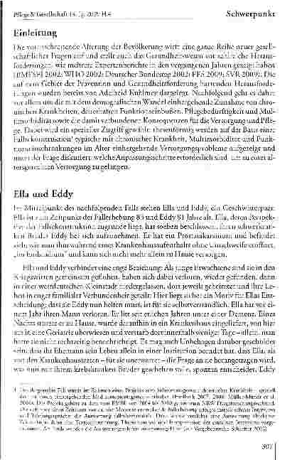 Vorschauseite 2: Chronische Krankheit und Multimorbidität im Alter - Versorgungserfordernisse diskutiert auf der Basis eines Fallverlaufs
