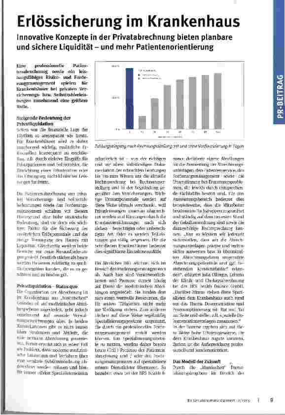 Vorschauseite 1: Erlössicherung im Krankenhaus
