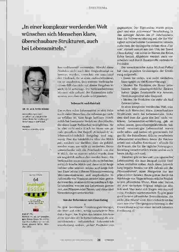 Vorschauseite 2: Echte Lebensmittel?