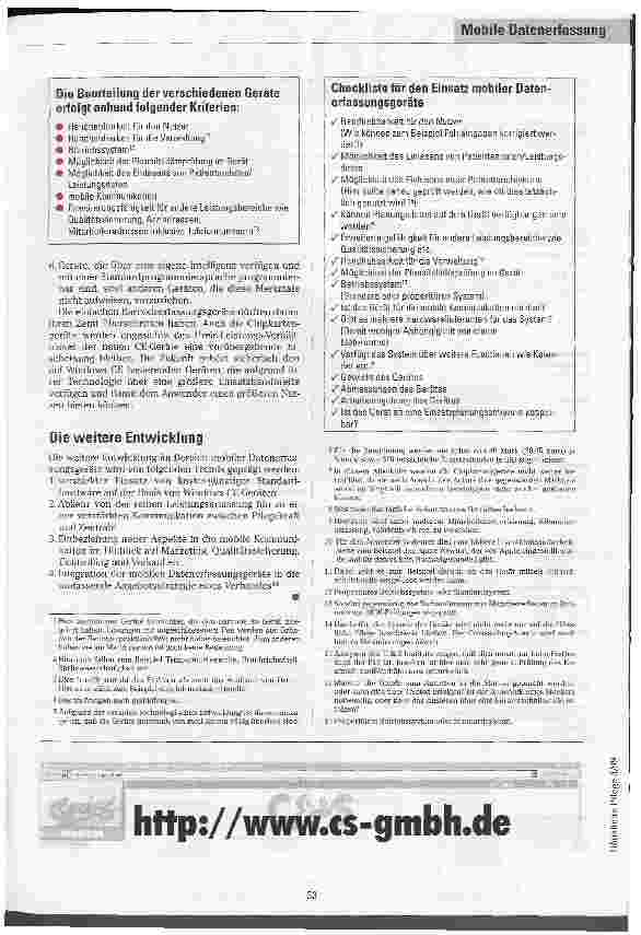 Vorschauseite 4: Einsatz mit Strategie Mobile Datenerfassungsgeräte im Vergleich