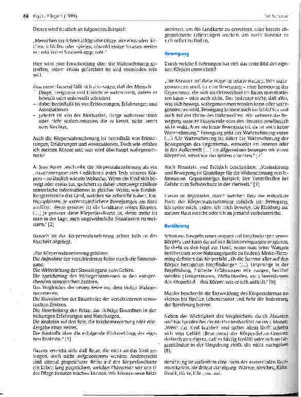 Vorschauseite 2: Körperwahrnehmung in der psychatrischen Pflege
