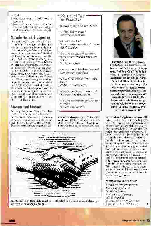 Vorschauseite 3: Die Betroffenen zu Beteiligten machen Veränderungs-Management für Führungskräfte