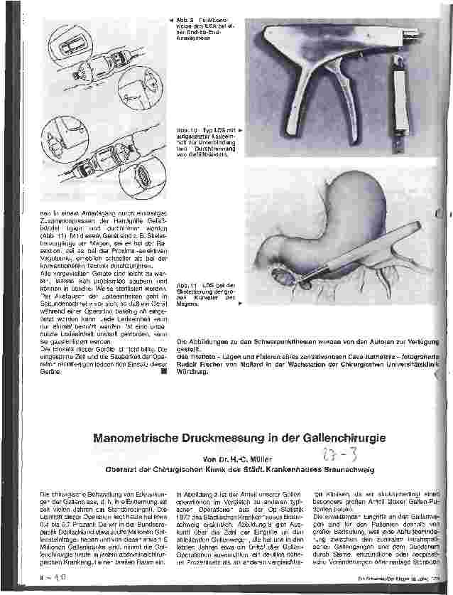 Vorschauseite 1: Manometrische Druckmessung in der Gallenchirurgie