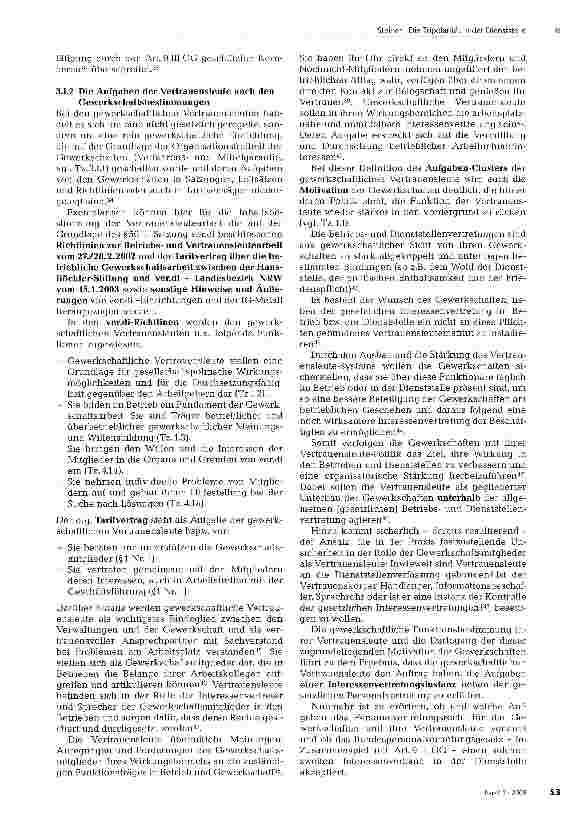 Vorschauseite 4: Die Tripolarität in der Dienststelle - Gewerkschaftliche Vertrauensleute als drittes Kraftfeld neben Dienststellenleiter und Personalvertretung