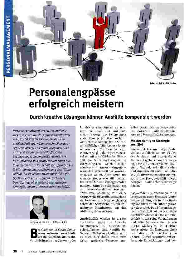 Vorschauseite 1: Personalengpässe erfolgreich meistern