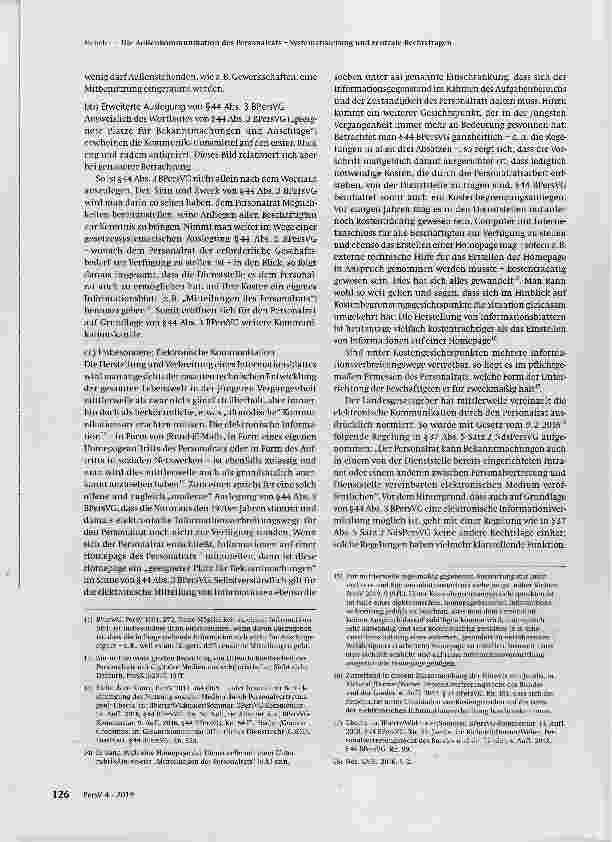 Vorschauseite 3: Die Außenkommunikation des Personalrats Systematisierung und zentrale Rechtsfragen