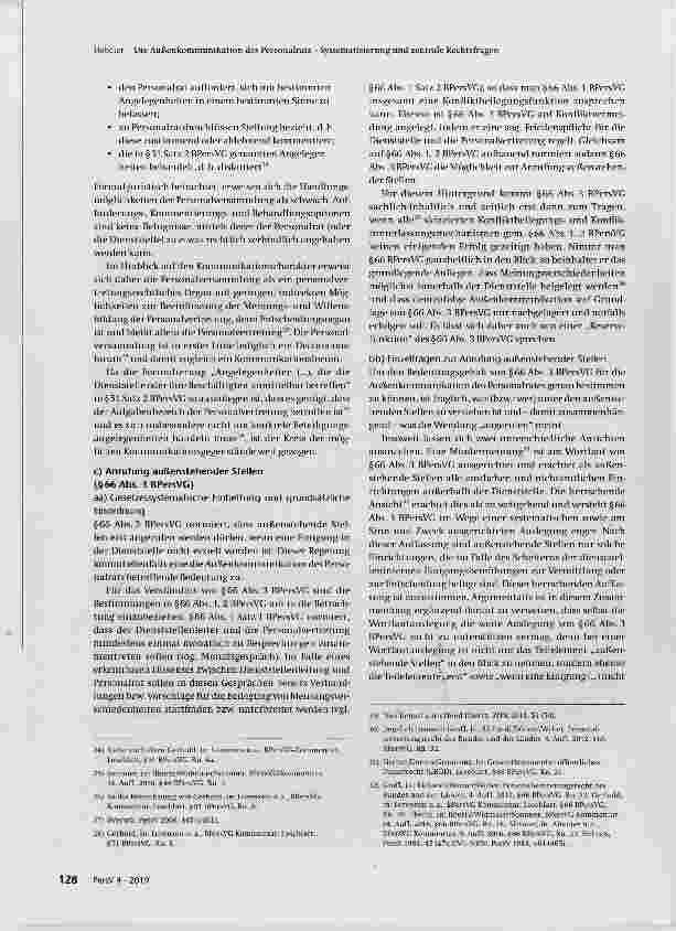 Vorschauseite 5: Die Außenkommunikation des Personalrats Systematisierung und zentrale Rechtsfragen