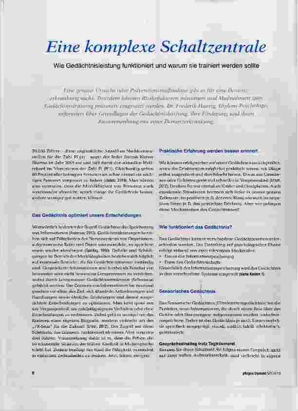 Vorschauseite 1: Eine komplexe Schaltzentrale